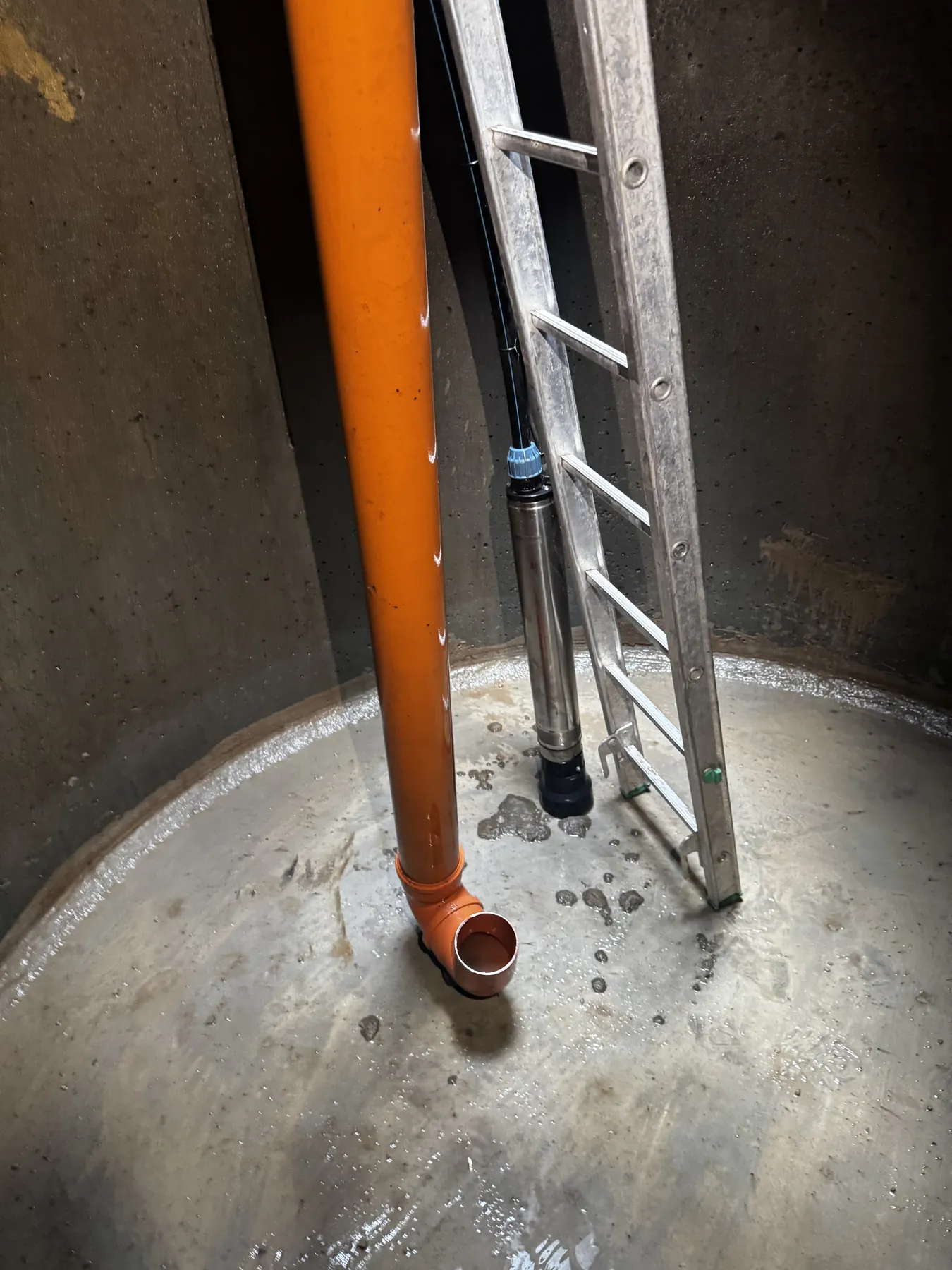 Reiniging regenwaterput Waseontstopping